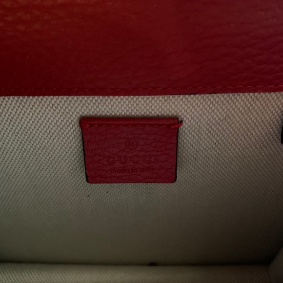 🎊SOLD🎊Gucci Hibiscus Red Dionysus Calfskin Bag - Picture 7 of 11